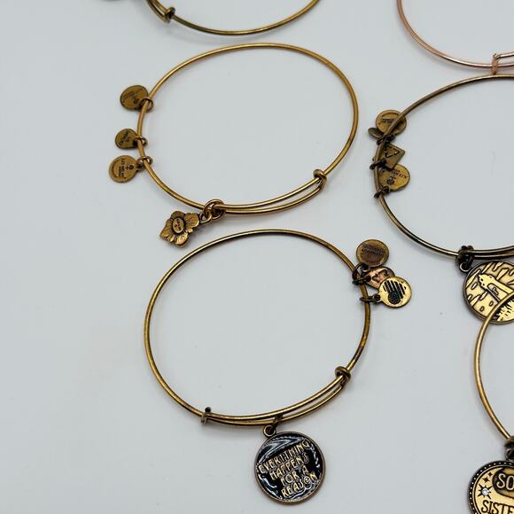 ALEX and ANI Gold Tone Bracelet Lot - Picture 6 of 6